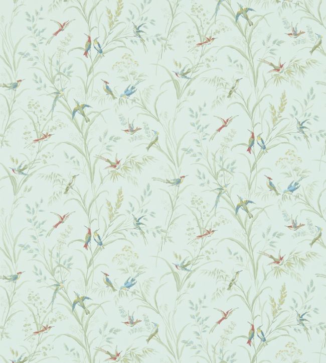 Tuileries Wallpaper - Sage/Multi - DFAB214082 - Sanderson - Premier Wallcovering