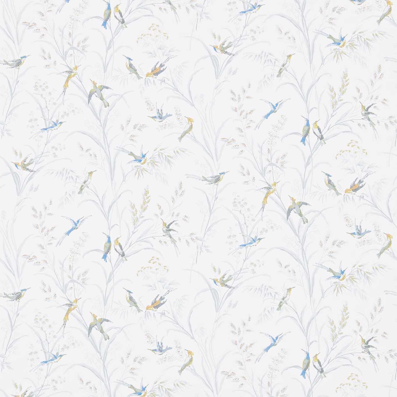Tuileries Wallpaper - Silver/Multi - Sanderson - DFAB214083 - Premier Wallcovering