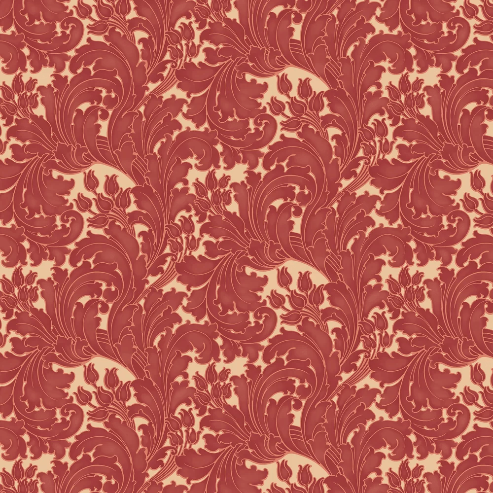 Tulip Wallpaper - Theatre - Little Greene - 0260TUTHEAT - Premier Wallcovering