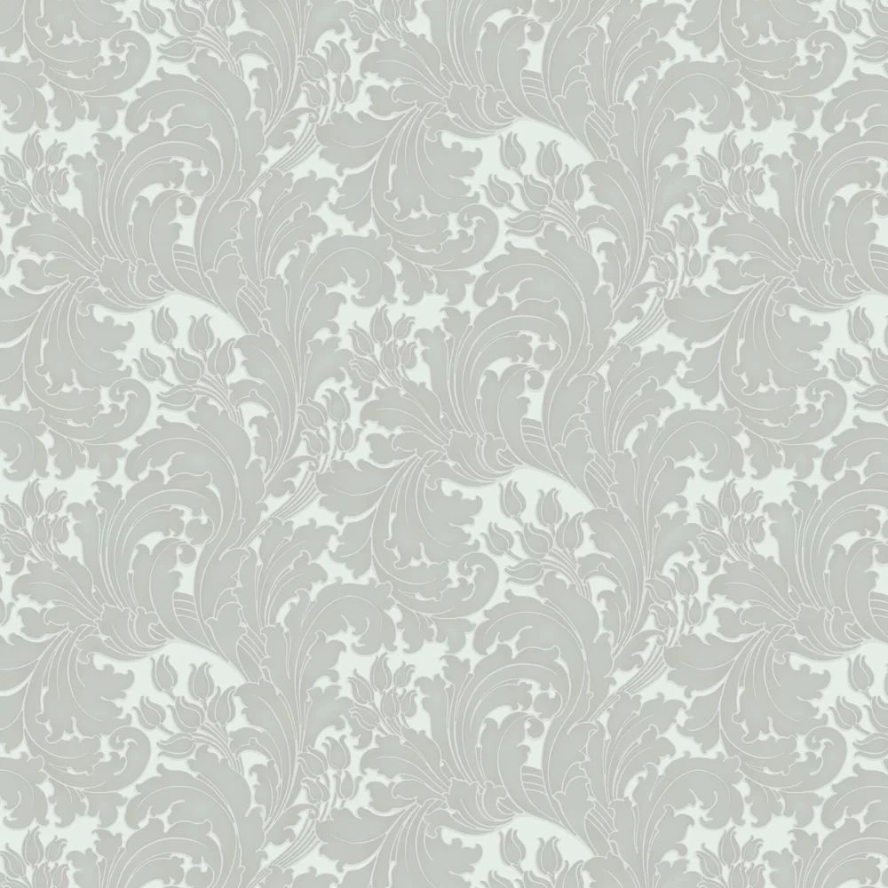 Tulip Wallpaper - Cloud - Little Greene - 0260TUCLOUD - Premier Wallcovering