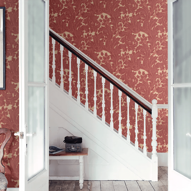 Tulip Wallpaper - Theatre - Little Greene - 0260TUTHEAT - Premier Wallcovering