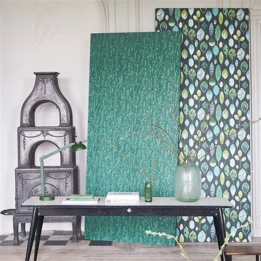 Tulsi Wallpaper - Viridian - Designers Guild - PDG1060/01 - Premier Wallcovering