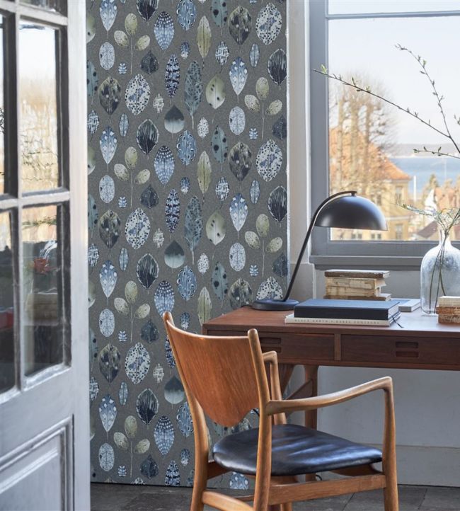 Tulsi Wallpaper - Viridian - PDG1060/01 - Designers Guild - Premier Wallcovering