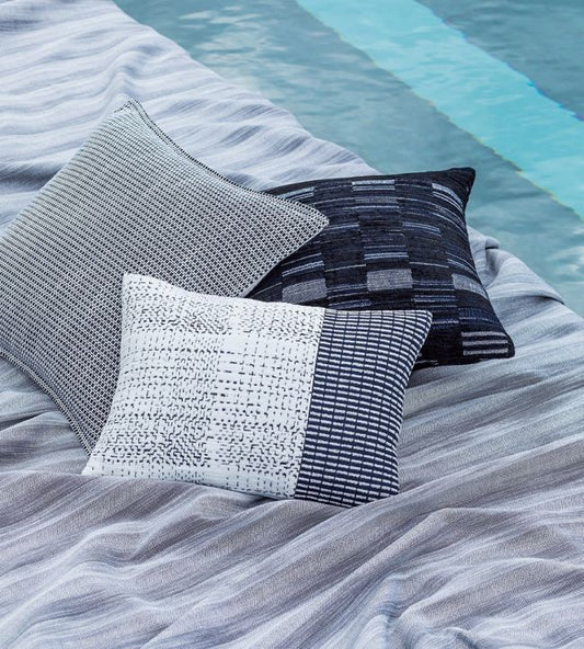 Tulum Performance Fabric - Azzuro - Christopher Farr Cloth - CF11517 - 01 - Premier Wallcovering