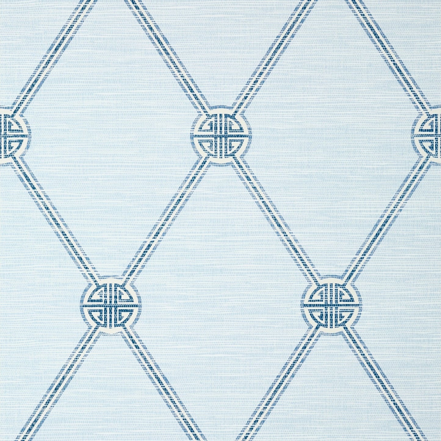 Turnberry Trellis Wallpaper - Spa Blue - Thibaut - T13350 - Premier Wallcovering
