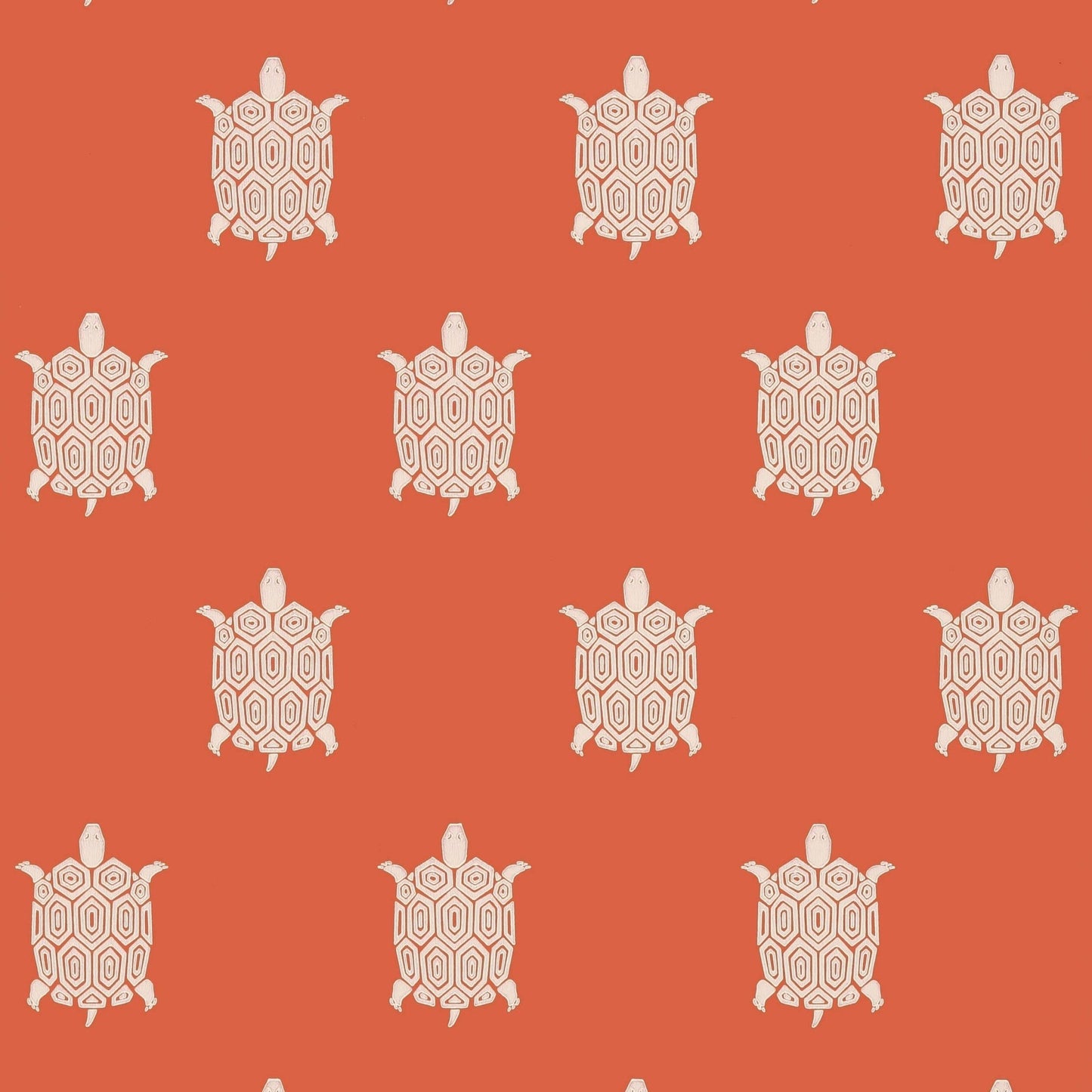 Turtle Bay Wallpaper - Coral - Thibaut - T5769 - Premier Wallcovering