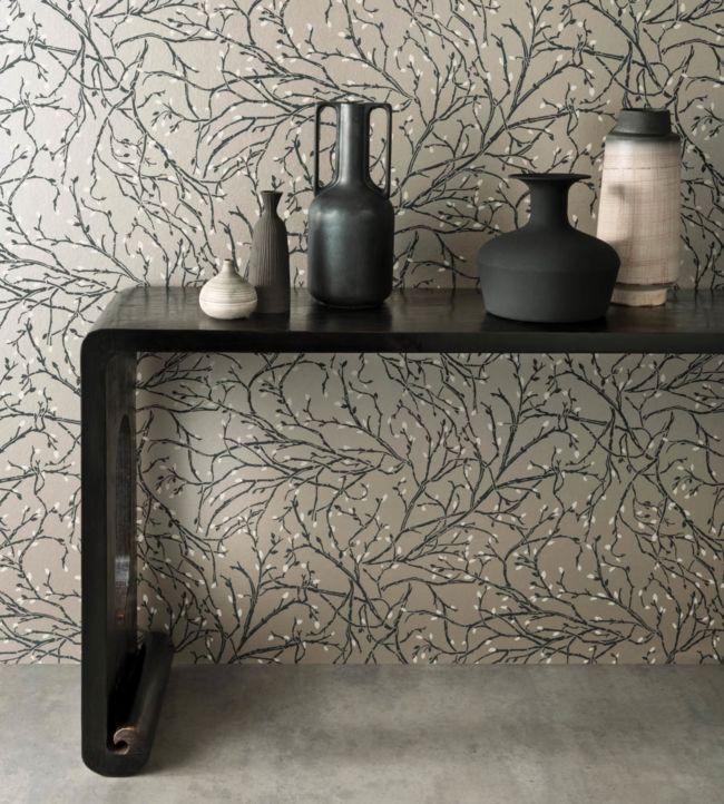 Twiggy Wallpaper - Duck Egg/Terracotta - Osborne & Little - W7339-06 - Premier Wallcovering