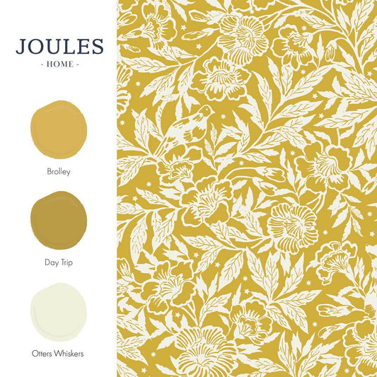 Twilight Ditsy Wallpaper - Antique Gold - Joules - 118542 - Premier Wallcovering