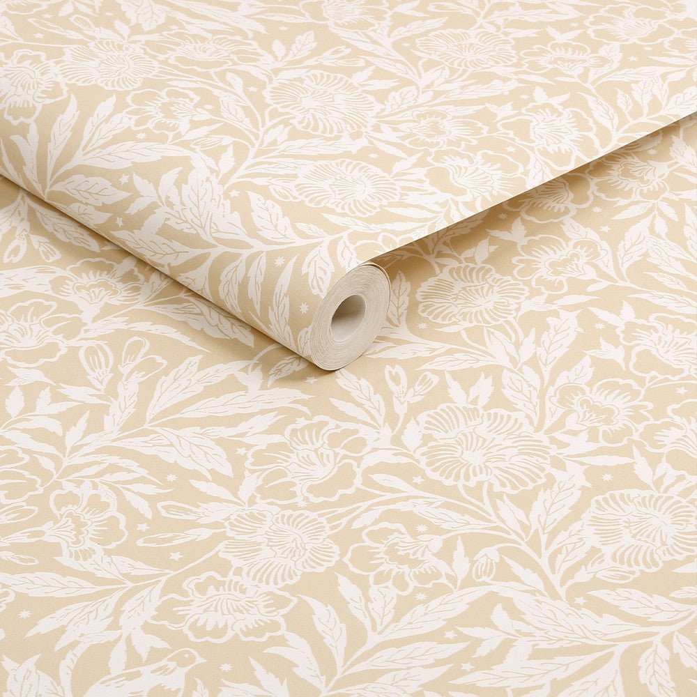 Twilight Ditsy Wallpaper - Cream - Joules - 120889 - Premier Wallcovering