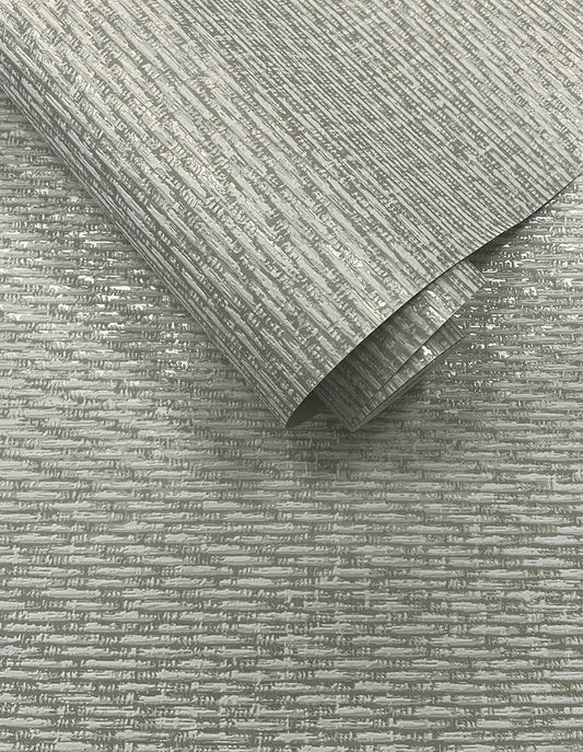 Twill Weave Wallpaper - Grey - Holden Décor - 75981 - Premier Wallcovering