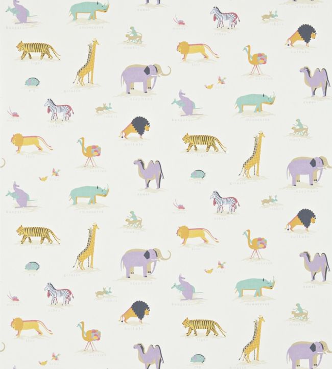 Two by Two Wallpaper - Vintage/Multi - DLIT214043 - Sanderson - Premier Wallcovering