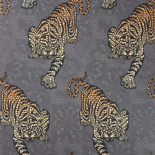 Tyger Tyger Wallpaper - Cacao/ Marigold - Matthew Williamson - W6542-01 - Premier Wallcovering