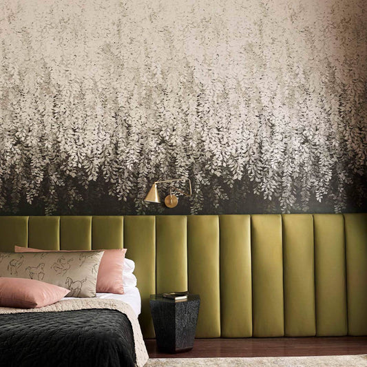 Tyndall Wallpaper - Vine Black - ZHIW313002 - Zoffany - Premier Wallcovering