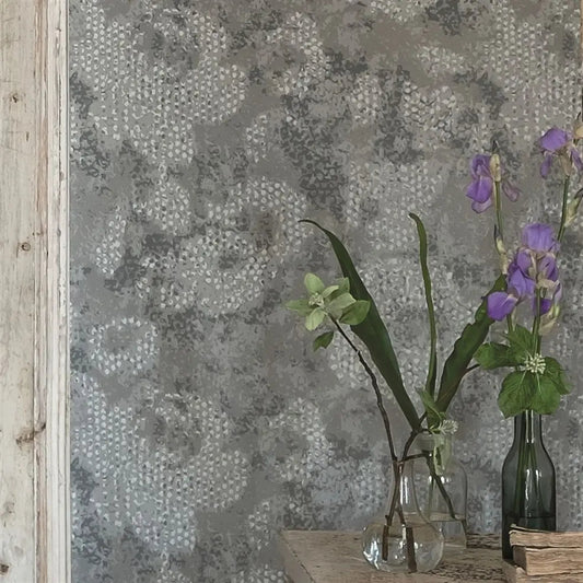Udyana Wallpaper - Graphite - PDG643/04 - Designers Guild - Premier Wallcovering