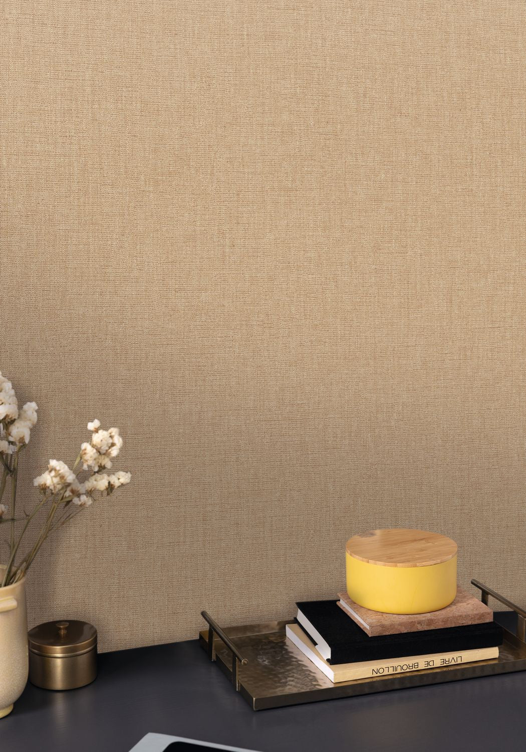 Uni Mat Wallpaper - Gazelle - Caselio - 103222620 - Premier Wallcovering