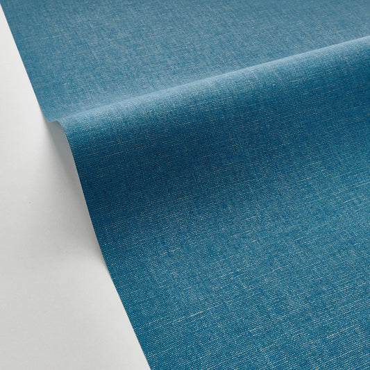Uni Metallise/irise Wallpaper - Bleu Madura - Caselio - 103236250 - Premier Wallcovering