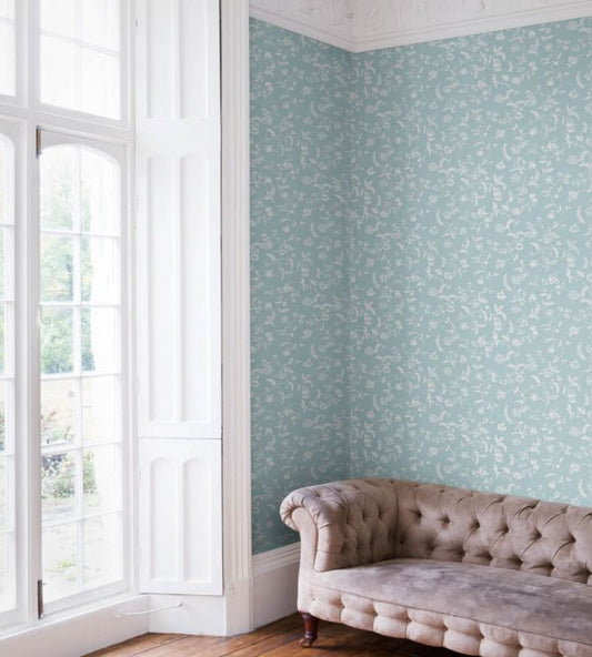 Uppark Wallpaper - Cream - 519 - Farrow & Ball - Premier Wallcovering