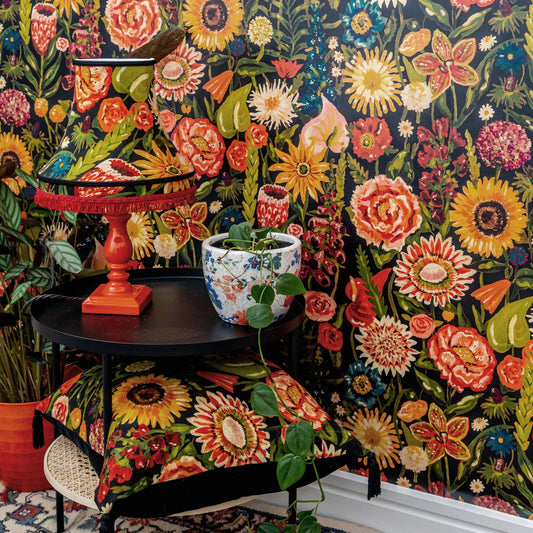 Utopia Wallpaper - Jet-Black - Wear The Walls - UTJB894152 - Premier Wallcovering