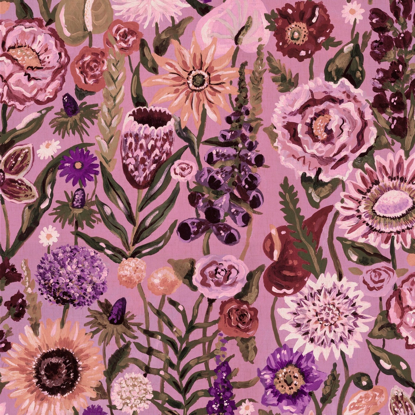 Utopia Wallpaper - Mauve - Wear The Walls - UTMP894152 - Premier Wallcovering