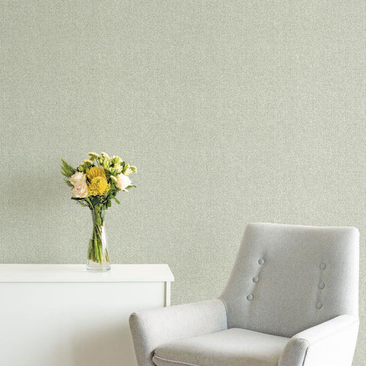 Utopia Weave Wallpaper - Beige - Galerie - G68040 - Premier Wallcovering