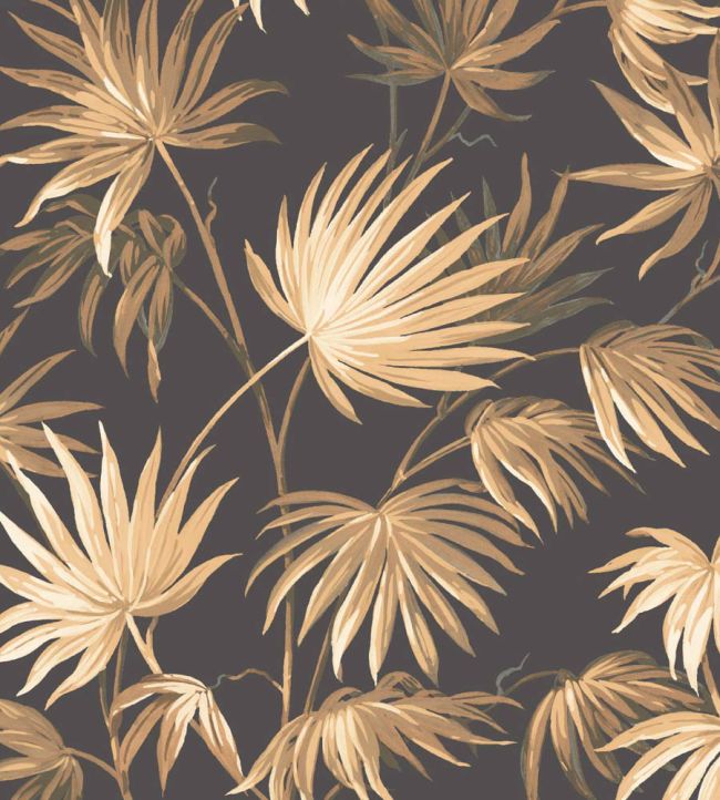 Va Va Frome Fabric - Noir Black - Woodchip & Magnolia - WMF - 1003 - 05VD - Premier Wallcovering
