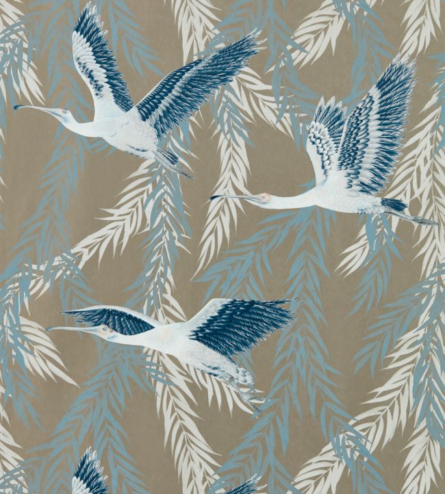 Valentina Wallpaper - Exhale /Ink - HDHW112912 - Harlequin - Premier Wallcovering