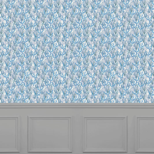 Valetta Wallpaper - Cobalt - Voyage Maison - VALETTA/WPO/COB - Premier Wallcovering