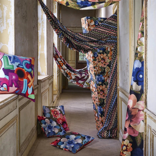 Vallarta Fabric - Flamingo - Christian Lacroix - FCL7074/01 - Premier Wallcovering