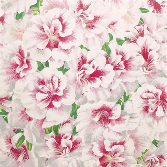 Variegated Azalea Wallpaper - Azalea - John Derian - PJD6004/01 - Premier Wallcovering