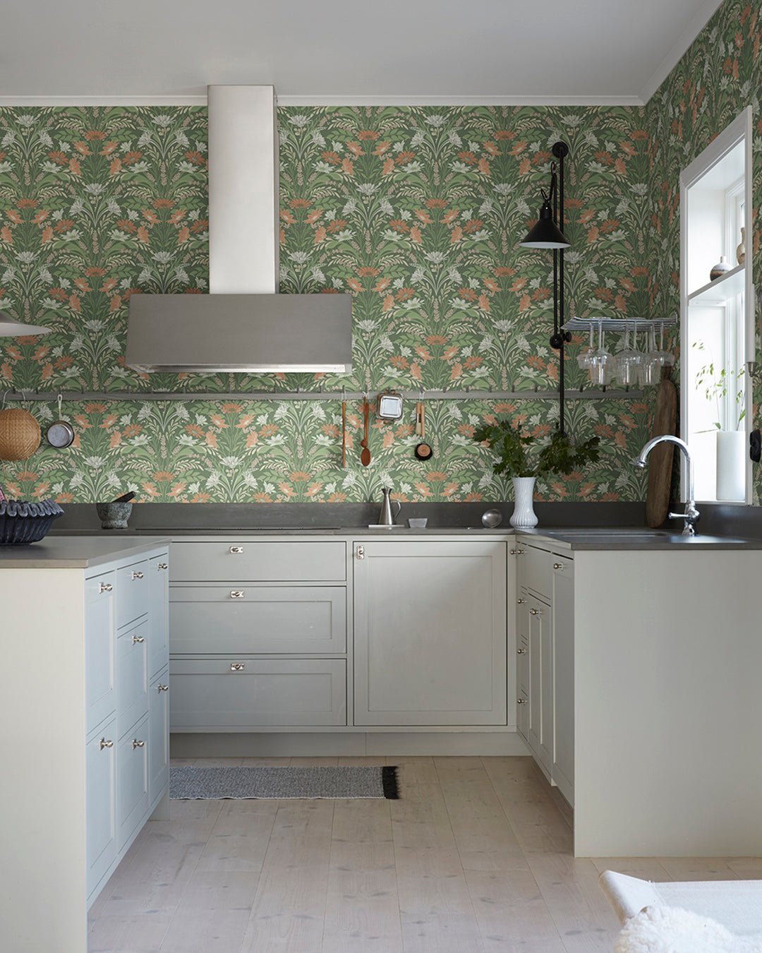 Värmdö Wallpaper - Green - Midbec - 24117 - Premier Wallcovering