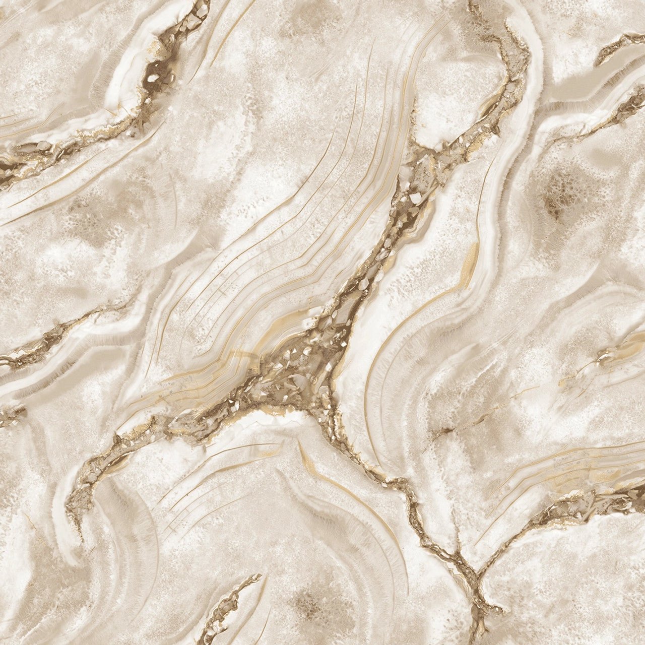 Vasari Marble Wallpaper - Taupe - Rasch - 529456 - Premier Wallcovering