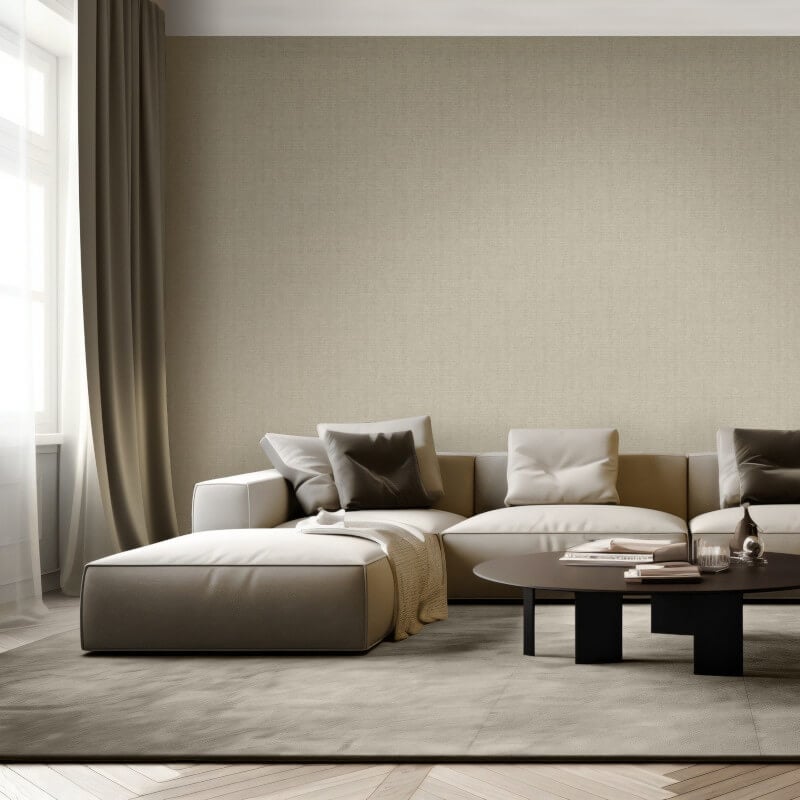 Venezia Texture Metallic Wallpaper - Sand - Muriva - M67328 - Premier Wallcovering