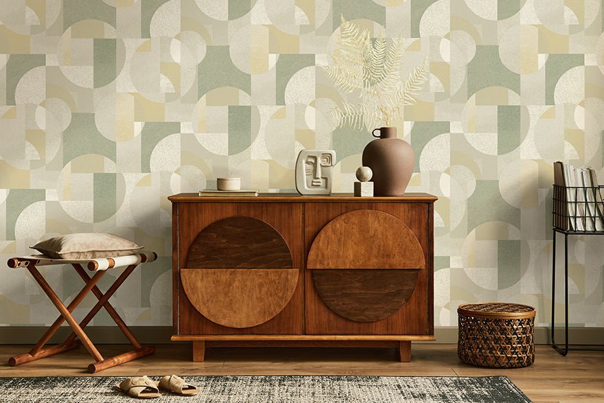 Venn Wallpaper - Green - Holden Décor - 65853 - Premier Wallcovering