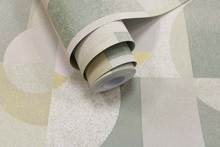 Venn Wallpaper - Green - Holden Décor - 65853 - Premier Wallcovering