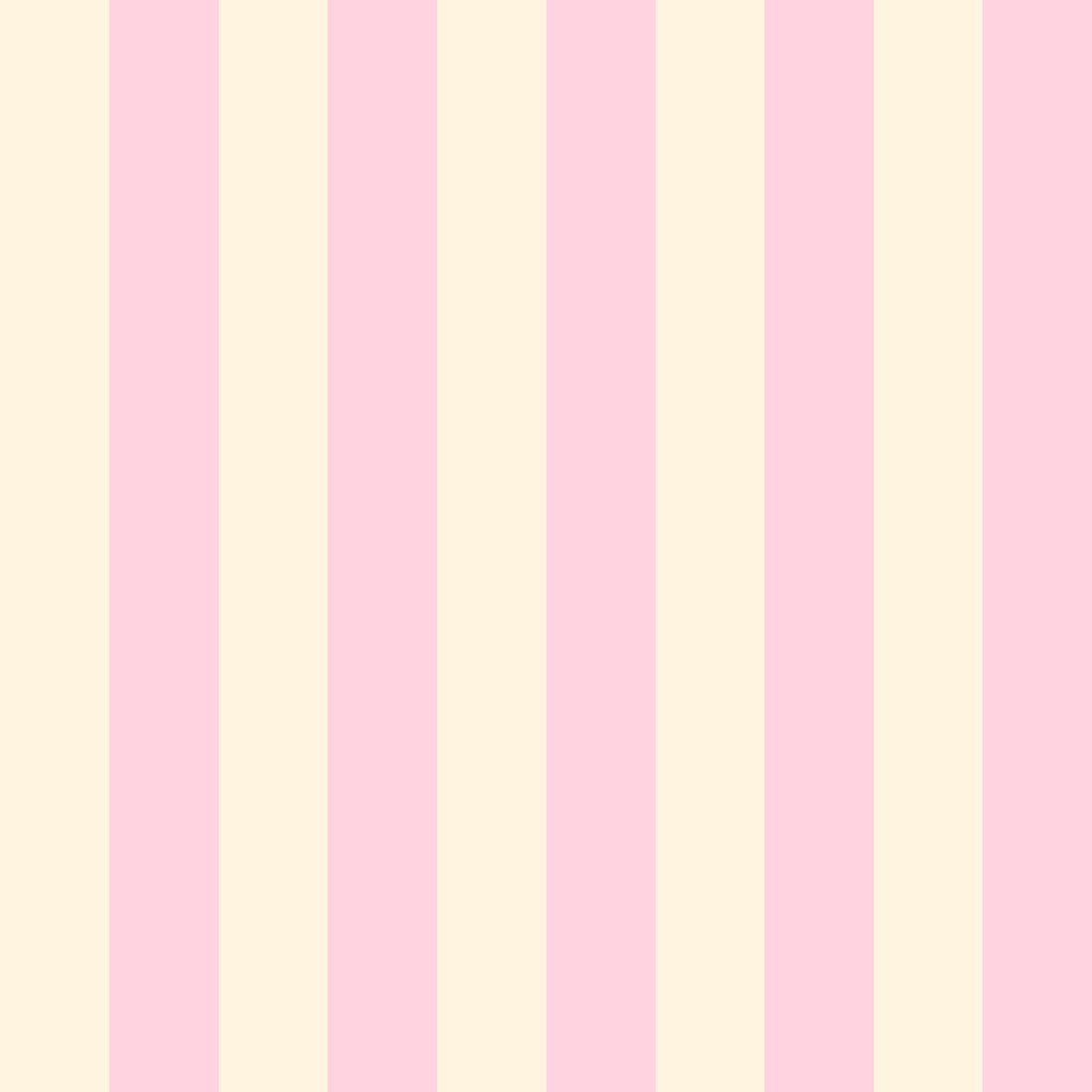Ventnor Stripes Wallpaper - Candy Pink - Summer Gray - Premier Wallcovering