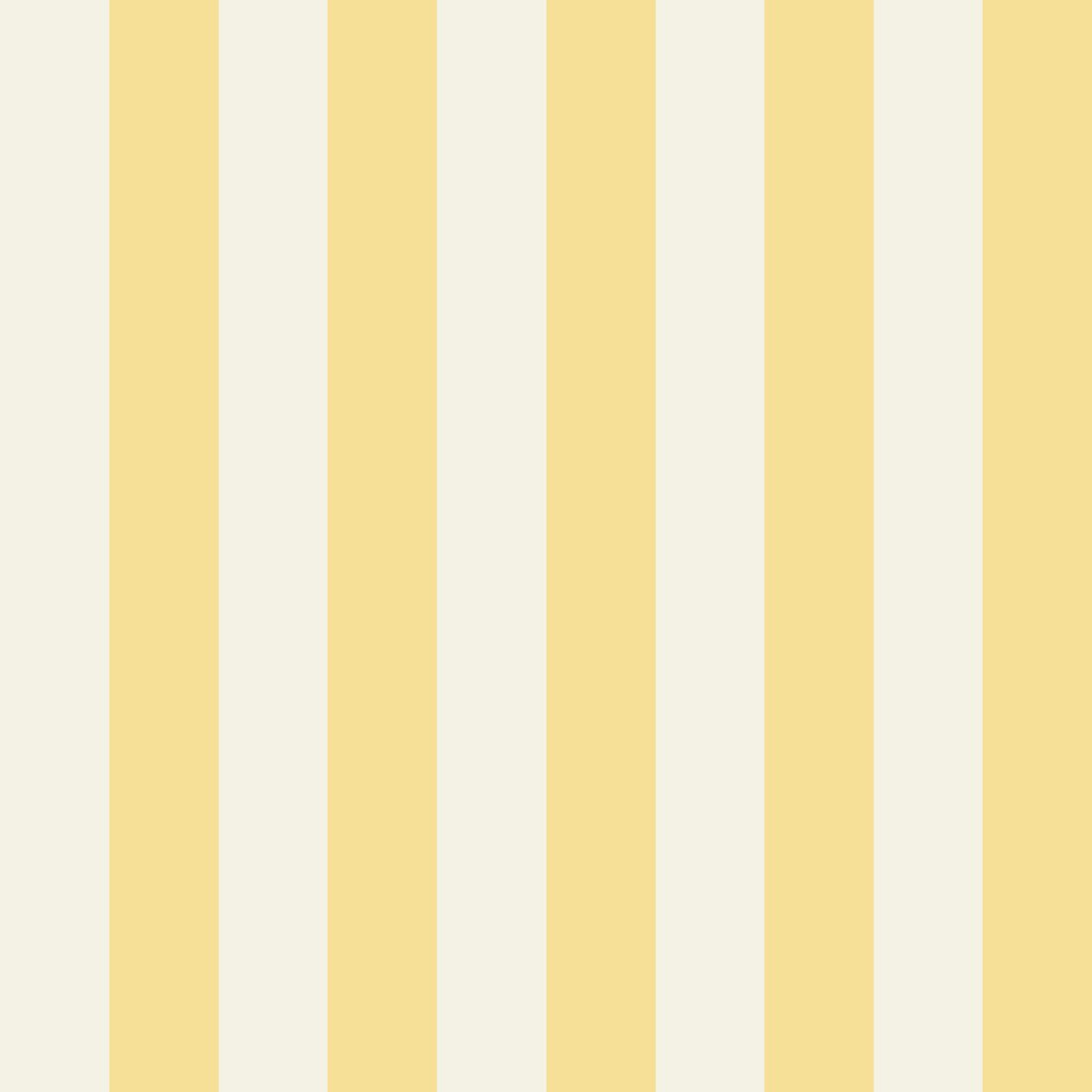 Ventnor Stripes Wallpaper - Candy Yellow - Summer Gray - Premier Wallcovering