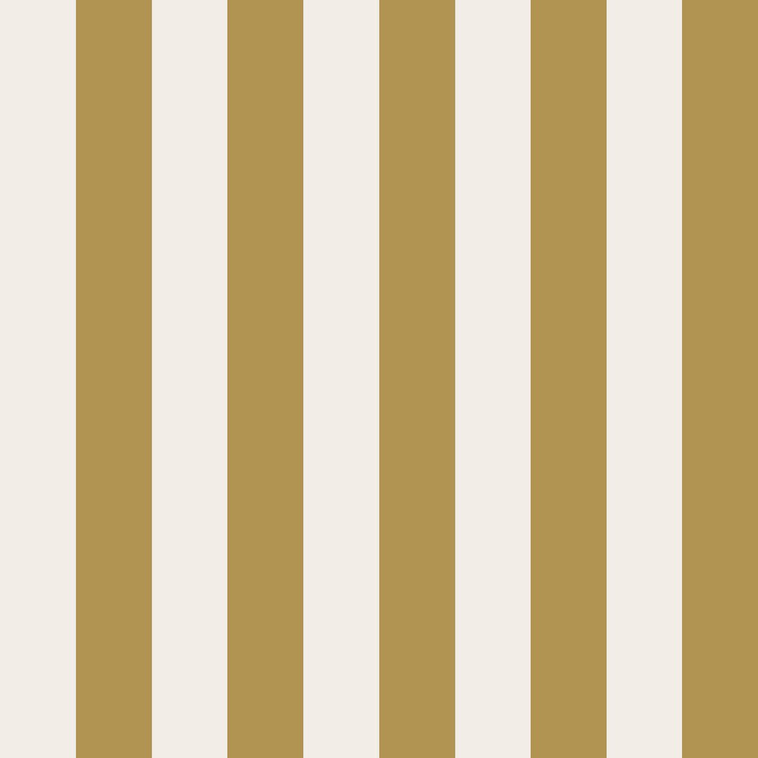 Ventnor Stripes Wallpaper - Gold - Summer Gray - Premier Wallcovering