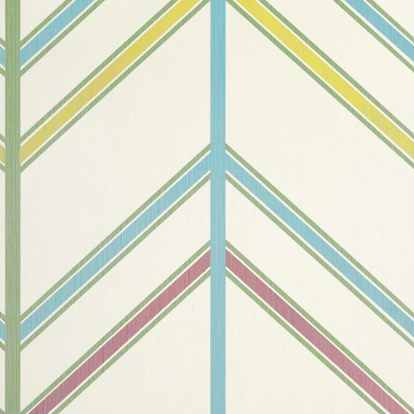 Ventura Wallpaper - Pink & Green - Thibaut - T14358 - Premier Wallcovering