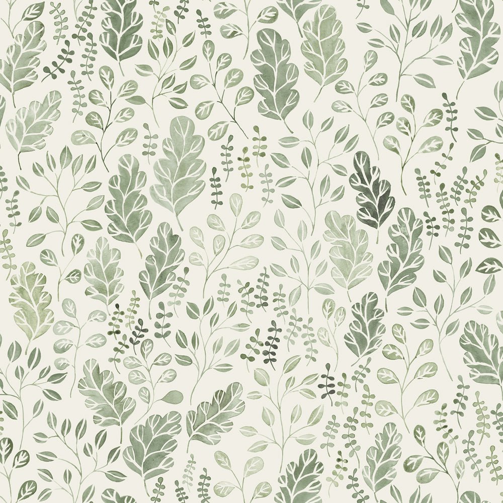 Vera Wallpaper - Green - Midbec - 27014 - Premier Wallcovering