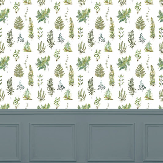 Verbena Wallpaper - Linen - Voyage Maison - VERBENA/WPO/LIN - Premier Wallcovering