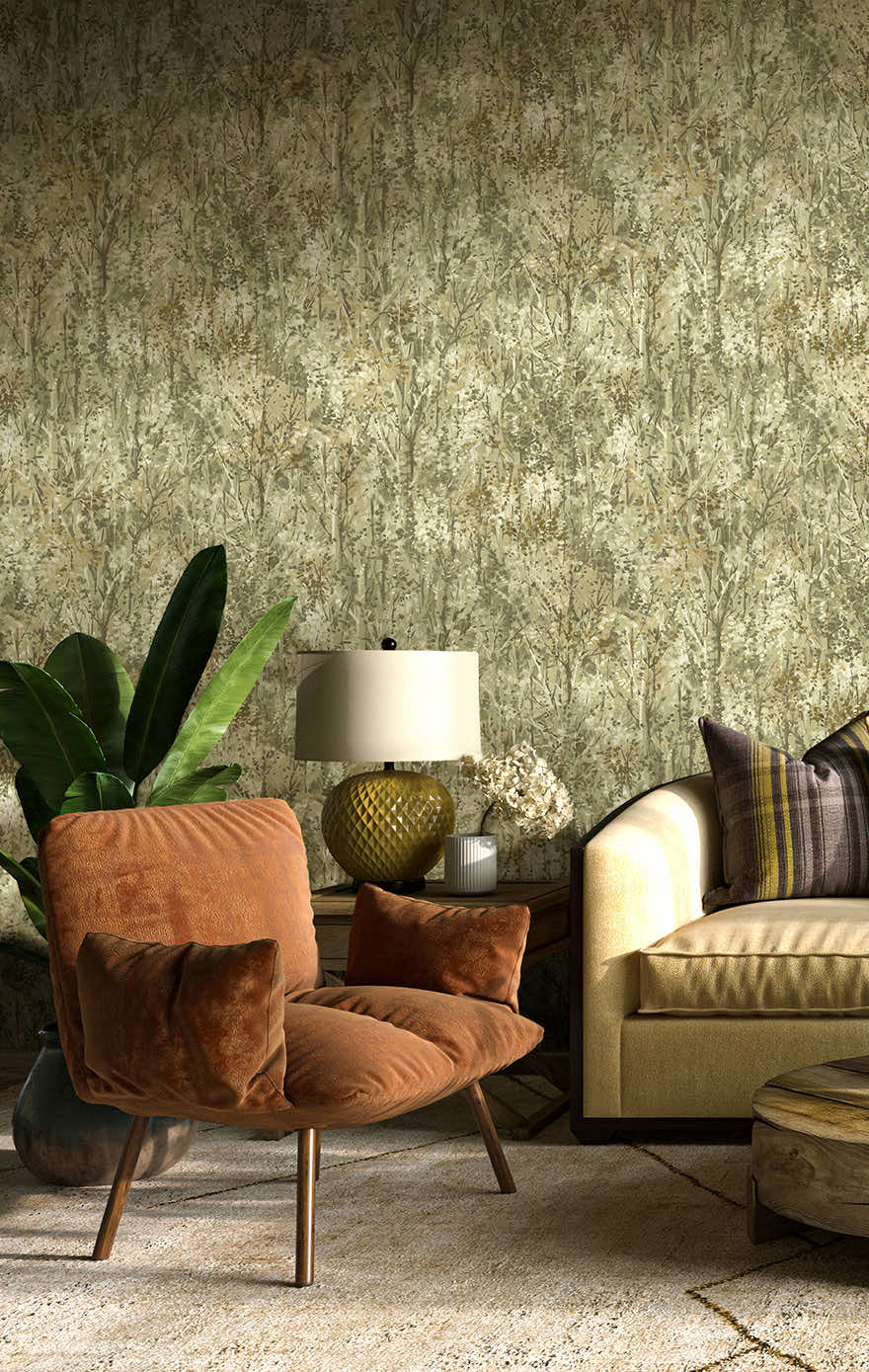 Verdant Wallpaper - Sage - Holden Décor - 36361 - Premier Wallcovering