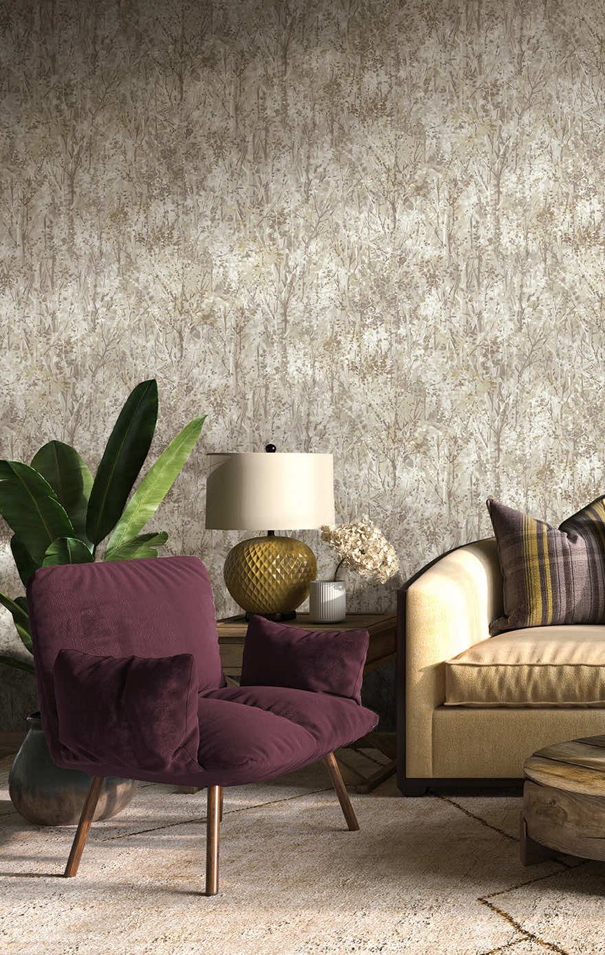 Verdant Wallpaper - Neutral - Holden Décor - 36364 - Premier Wallcovering