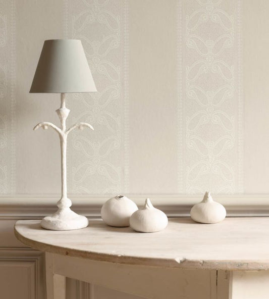 Verney Stripe Wallpaper - Ivory - Colefax & Fowler - 07186 - 01 - Premier Wallcovering