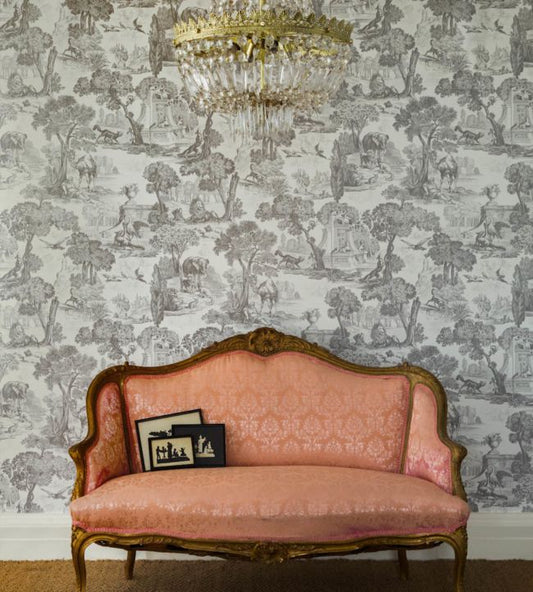 Versailles Wallpaper - Coral on Stone - 99/15060 - Cole & Son - Premier Wallcovering