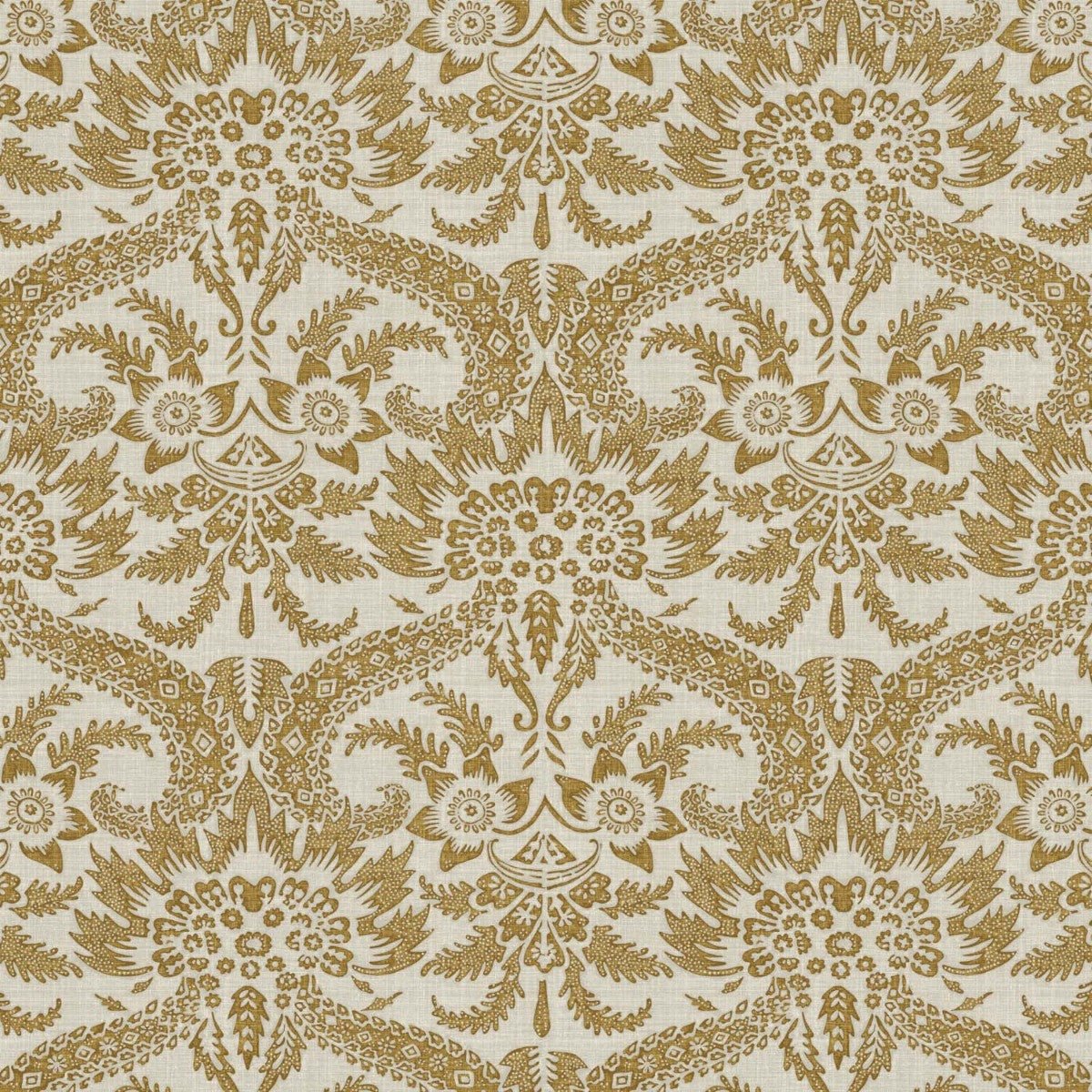 Versailles Wallpaper - Gold - Warner House - Premier Wallcovering