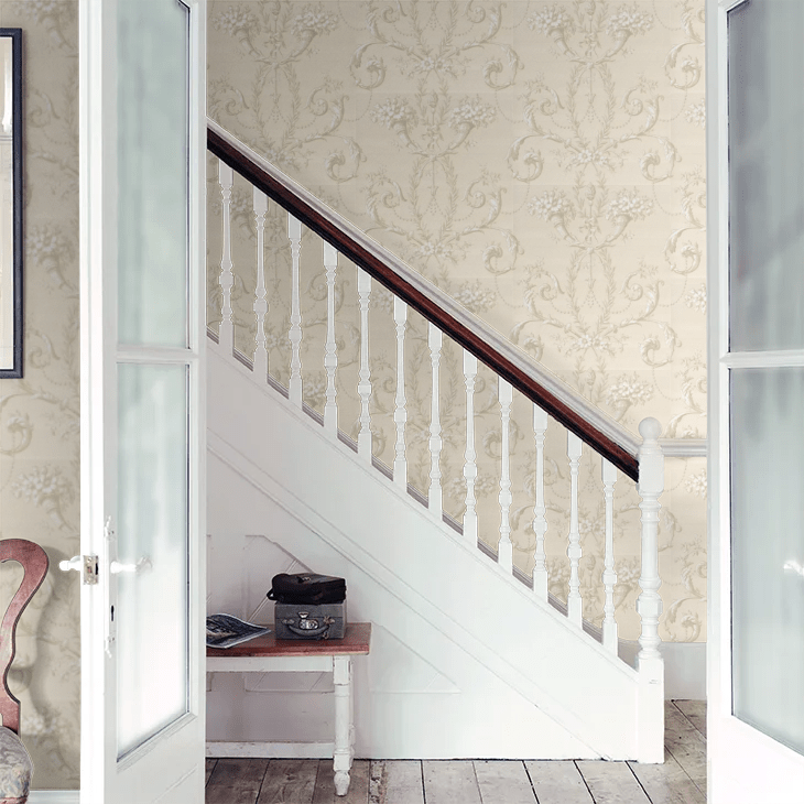 Versailles Wallpaper - Dark Pearl - Little Greene - 0284VEDARKP - Premier Wallcovering