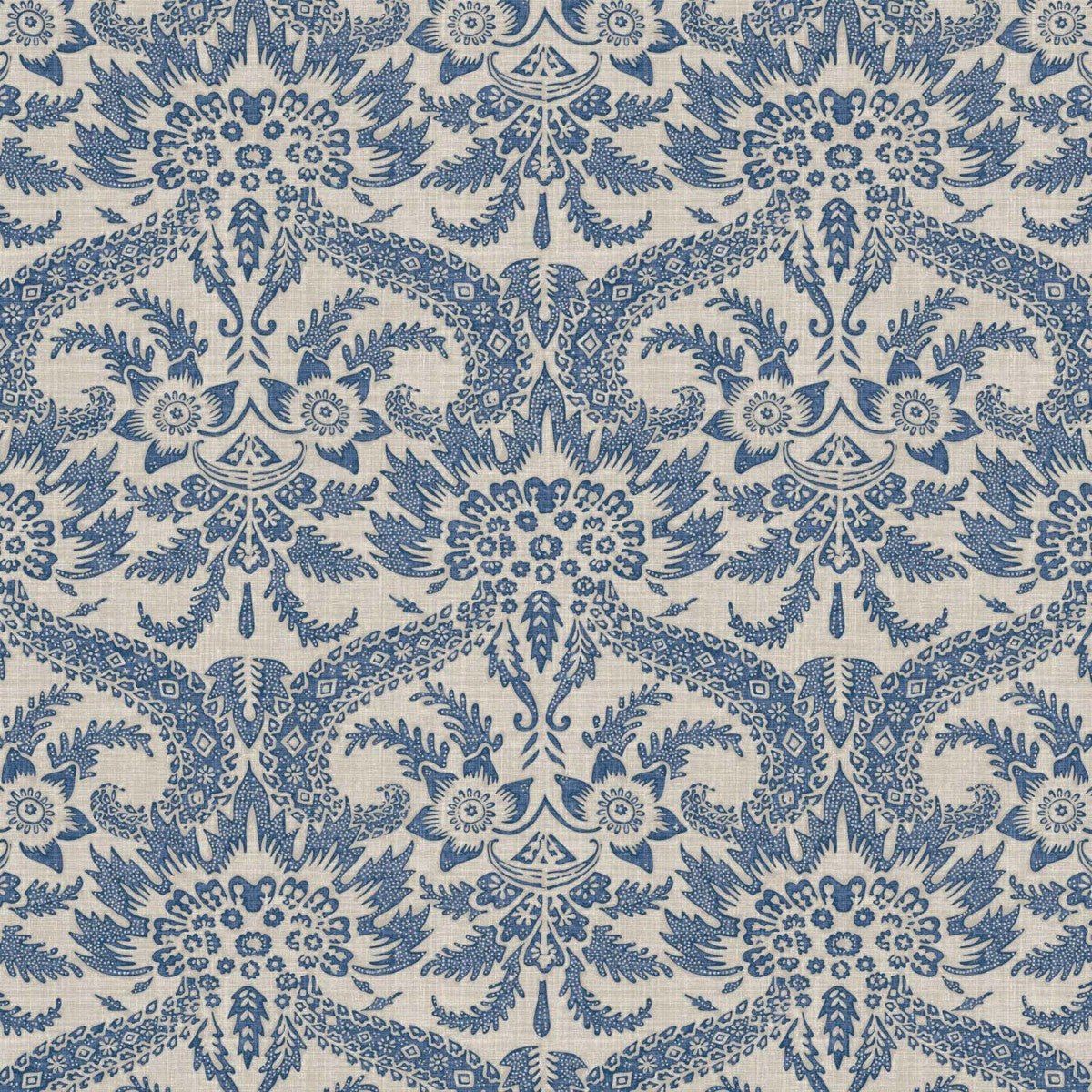 Versailles Wallpaper - Blue - Warner House - Premier Wallcovering