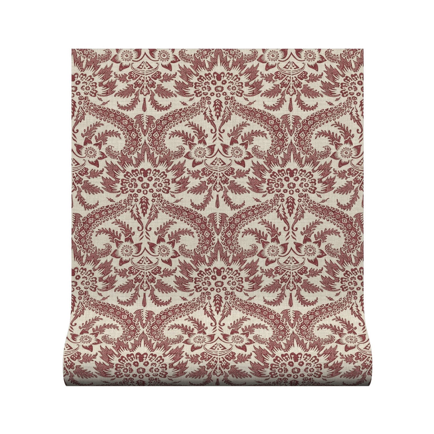 Versailles Wallpaper - Red - Warner House - Premier Wallcovering
