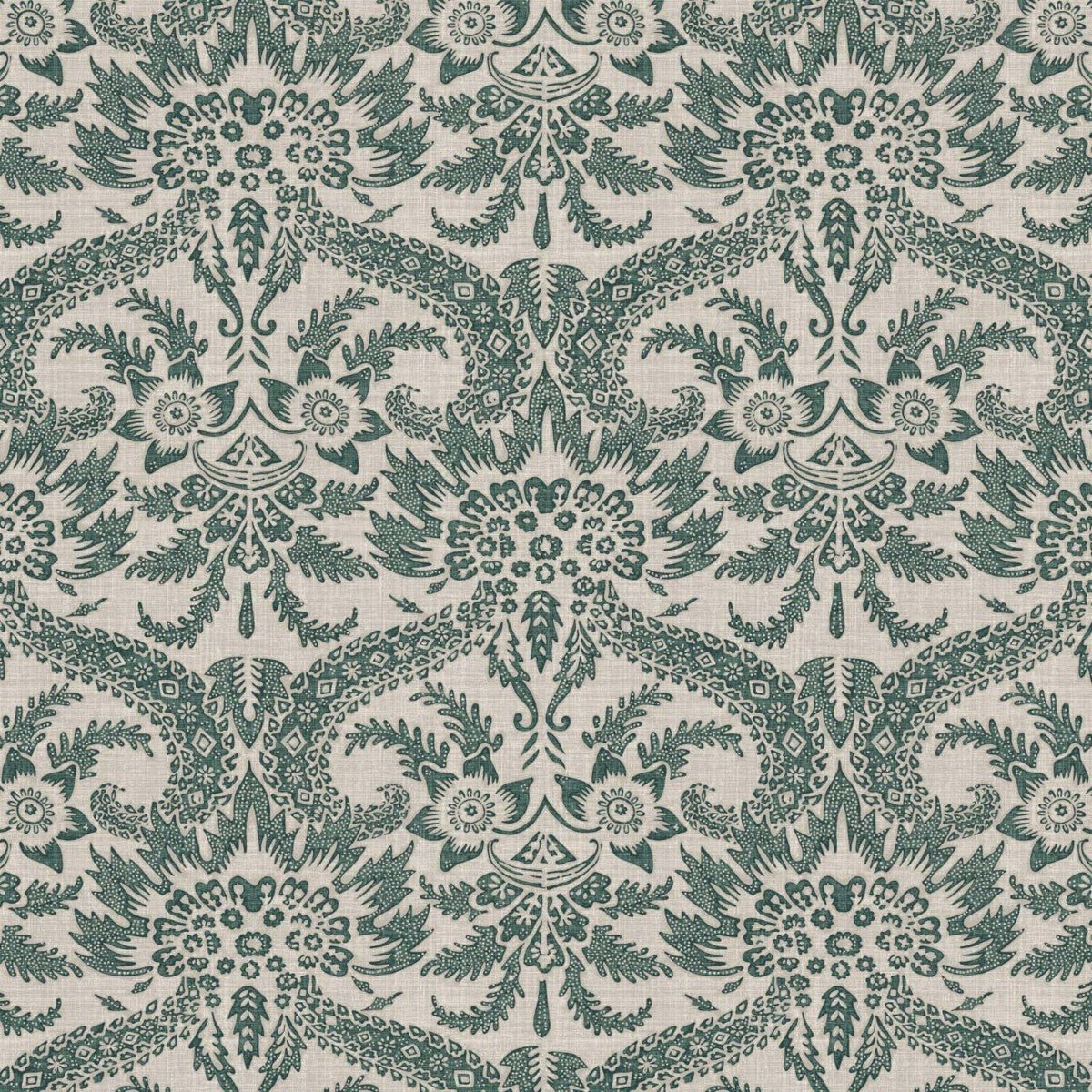 Versailles Wallpaper - Green - Warner House - Premier Wallcovering
