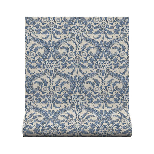 Versailles Wallpaper - Blue - Warner House - Premier Wallcovering